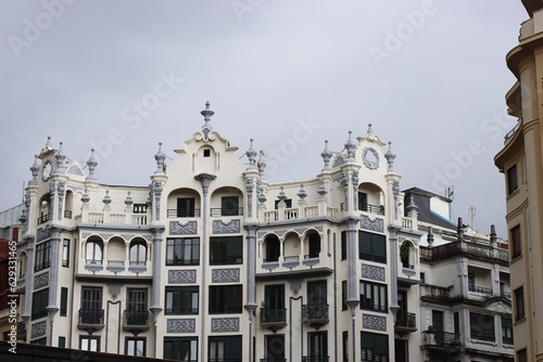 Urbanscape in the city of San Sebastian, Spain