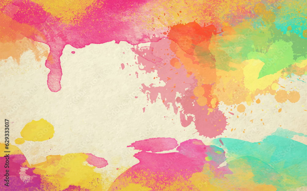 abstract colorful watercolor art background.