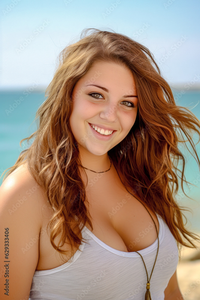 Big is Beautiful Happy Curvy Girl Woman International Generative AI Background Journal Magazin Digital Art Illustration Big is Beautiful Happy Curvy Girl Woman International Generative AI Background Journal Magazin Digital Art Illustration