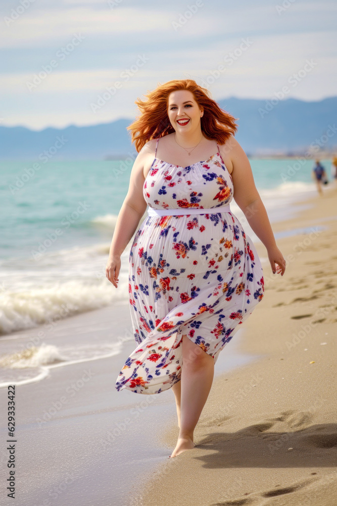 Big is Beautiful Happy Curvy Girl Woman International Generative AI Background Journal Magazin Digital Art Illustration Big is Beautiful Happy Curvy Girl Woman International Generative AI Background Journal Magazin Digital Art Illustration