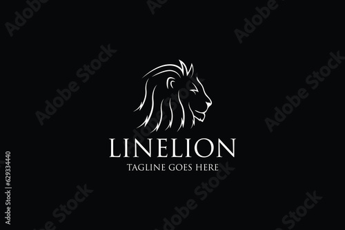 Line Lion Logo 