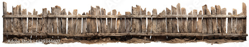 Old wooden fence