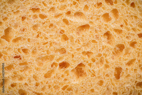 macro texture of a synthetic sponge 