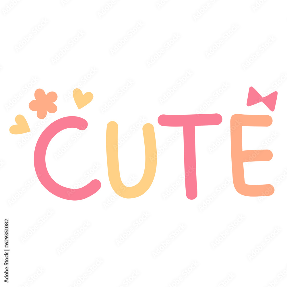 Naklejka premium Words Sticker Vector