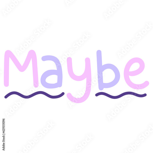 Words Sticker Vector