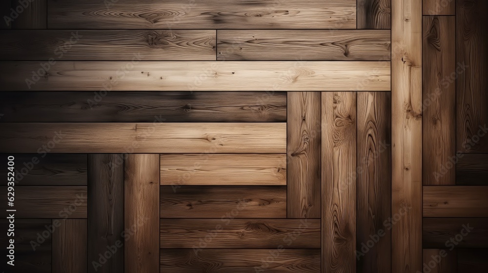 Wood antique paneled floor background, Wood grain stain. Wood antique paneled floor background, Wood grain stain.