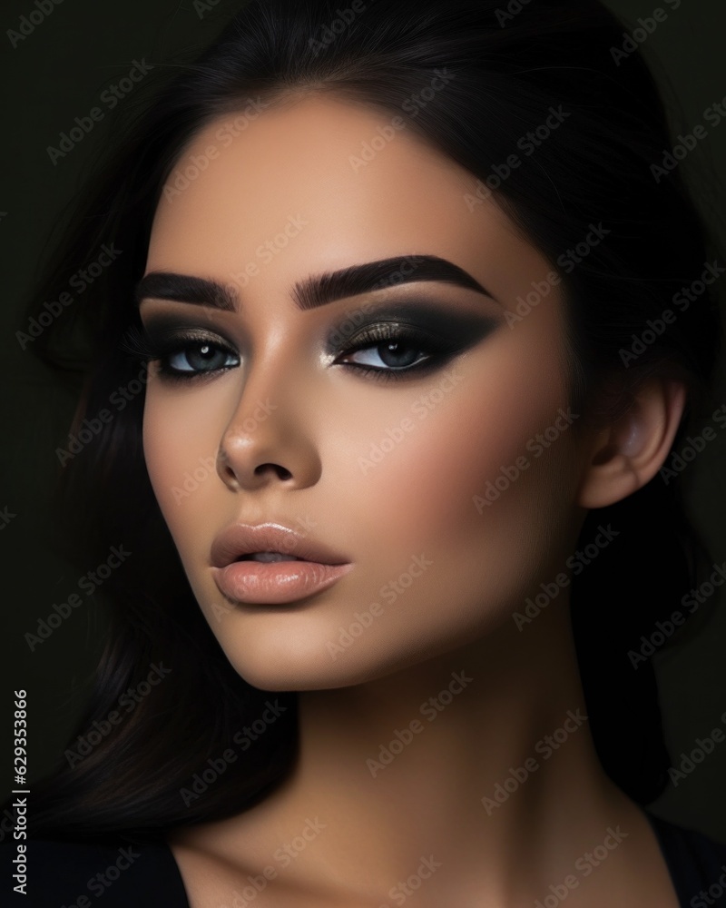 young beautiful woman in a makeup in professional photography type beauty young beautiful woman in a makeup in professional photography type beauty