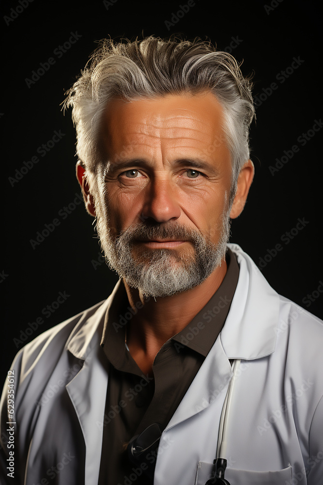 portrait of confident man happy male doctor work at hospital portrait of confident man happy male doctor work at hospital