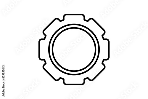 setup icon. Icon related to setup and action. line icon style. Simple vector design editable