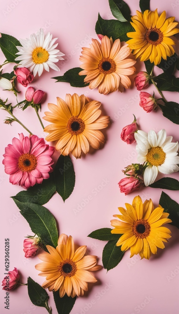 Floral Beauty: Background Photo for Advertisement Floral Beauty: Background Photo for Advertisement