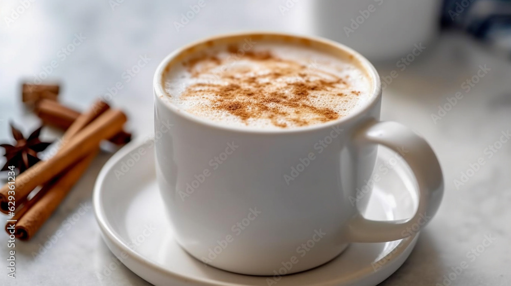 cup of cappuccino