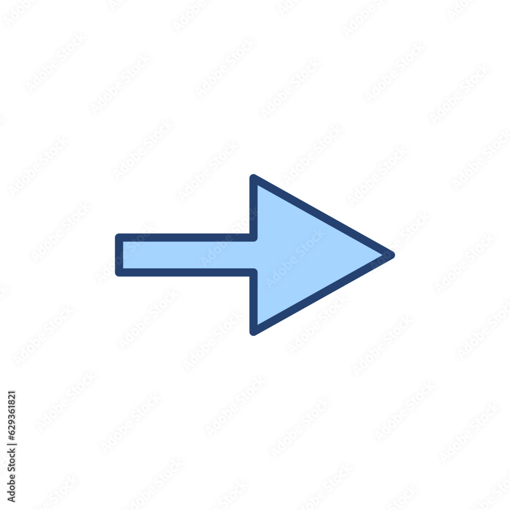 Arrow icon vector. Arrow sign and symbol for web design. Arrow icon vector. Arrow sign and symbol for web design.