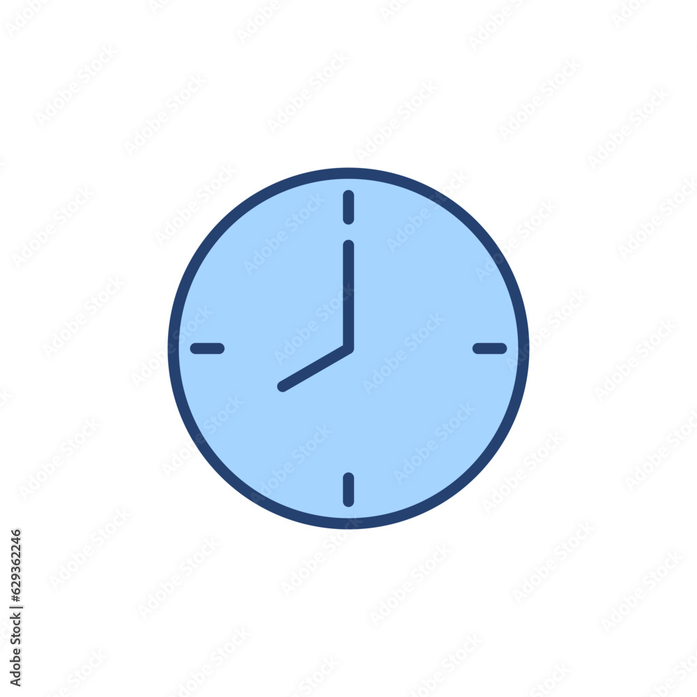 Clock icon vector. Time sign and symbol. watch icon Clock icon vector. Time sign and symbol. watch icon