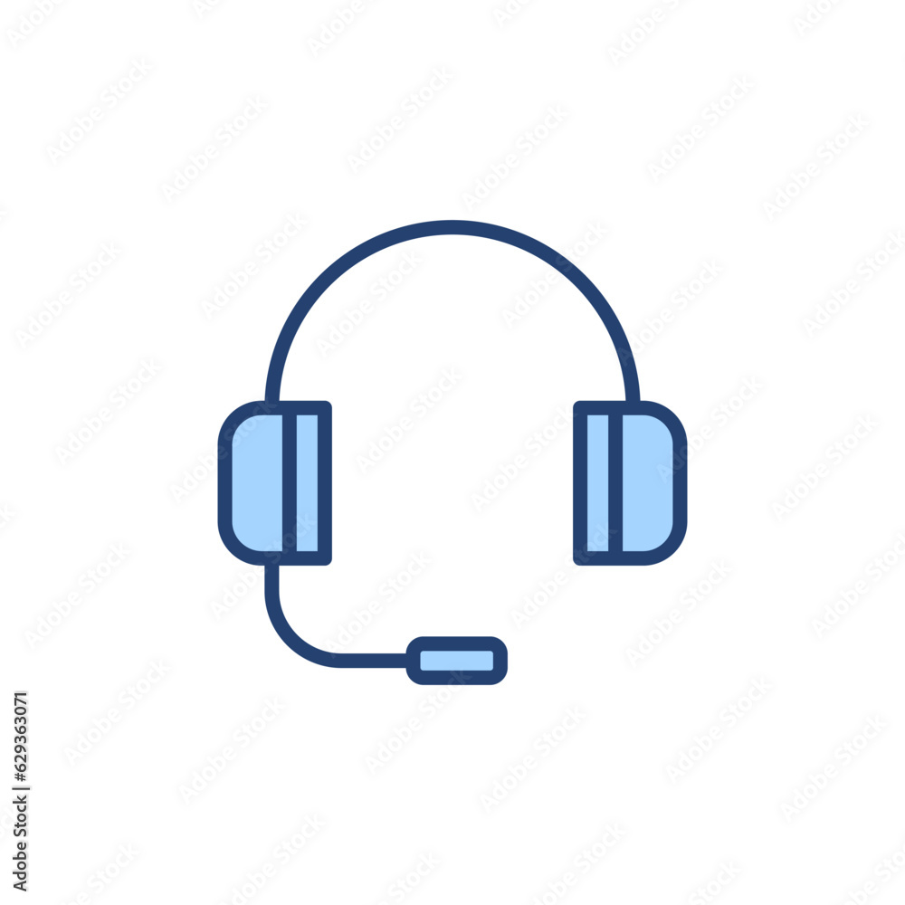 Headphone icon vector. Headvector sign and symbol Headphone icon vector. Headvector sign and symbol