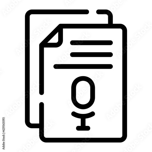 script line icon