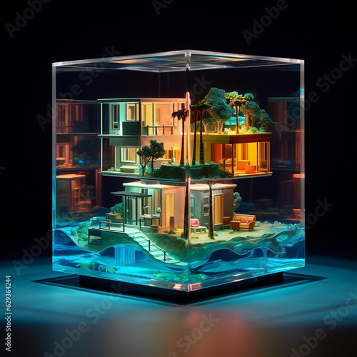 modern aquarium photo