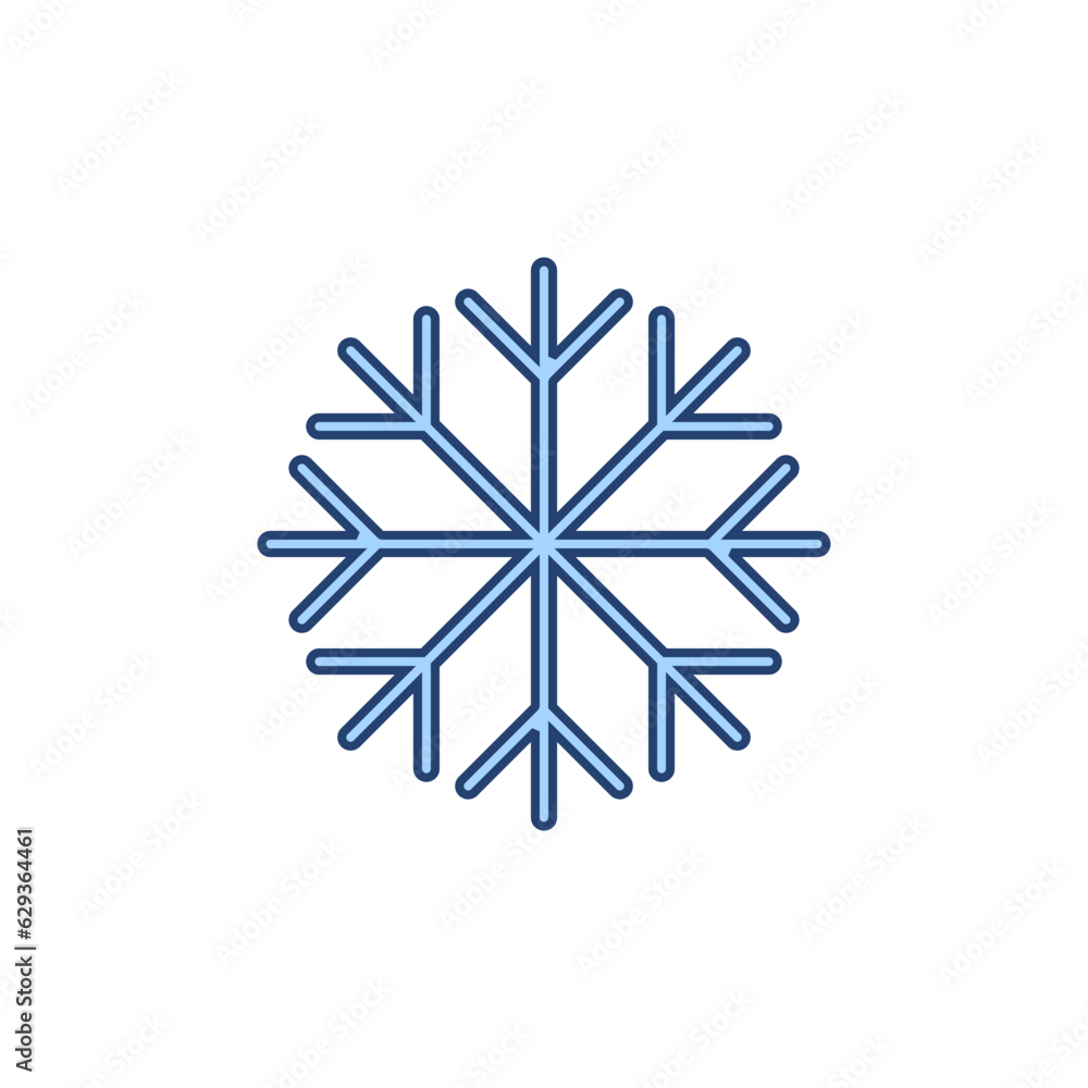 Snow icon vector. snowflake sign and symbol Snow icon vector. snowflake sign and symbol