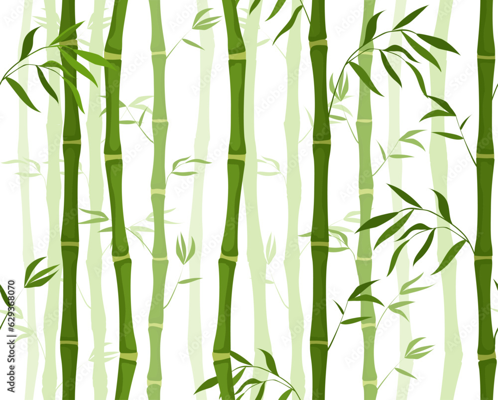 Seamless pattern with bamboo vector concept Seamless pattern with bamboo vector concept