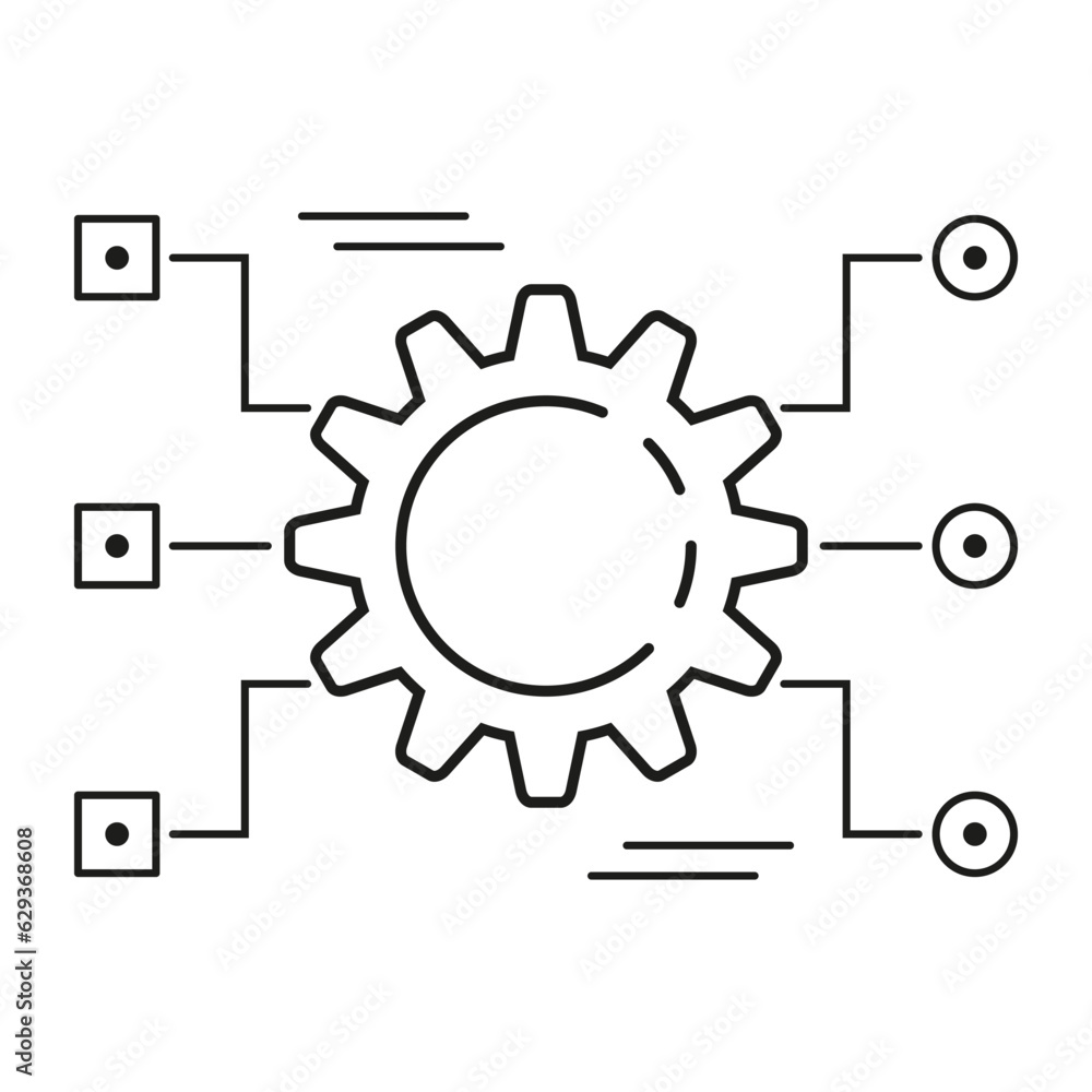 Algorithm outline icon. Vector illustration. Eps 10. Algorithm outline icon. Vector illustration. Eps 10.