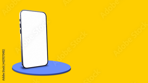 Phone mock up. Smartphone w...
