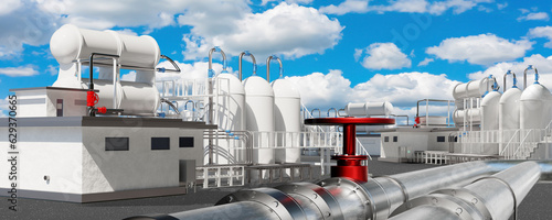 Chemical enterprise. Factor...