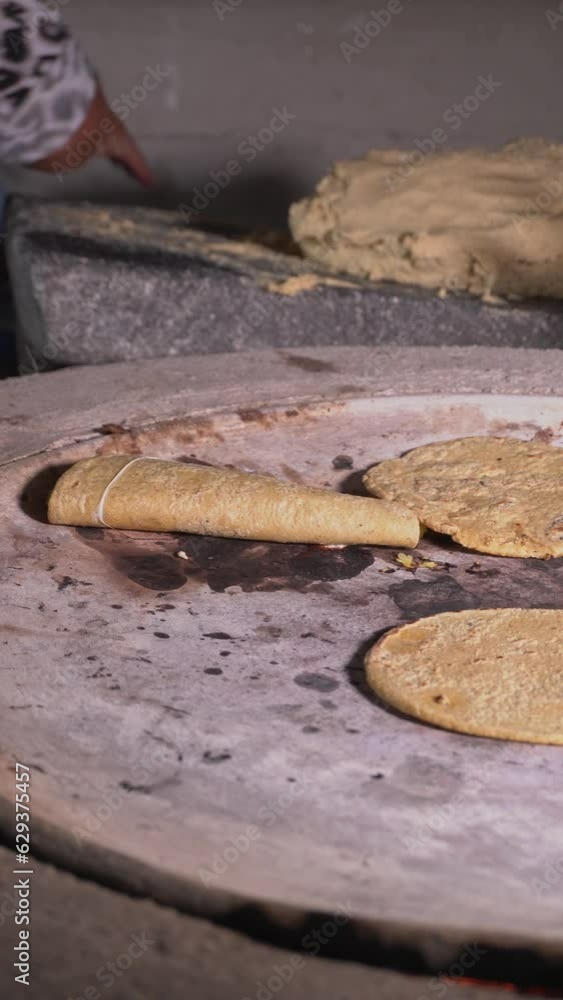 Artisanal Tortilla Making: Skillful Hands at Work in a Mexican Kitchen Artisanal Tortilla Making: Skillful Hands at Work in a Mexican Kitchen