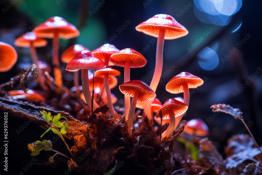 Fototapeta premium Psilocybin Magic Mushrooms 