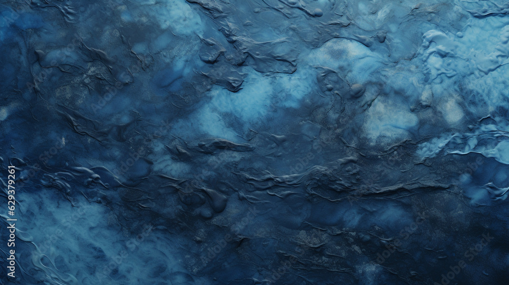 A captivating blue abstract lava stone texture background