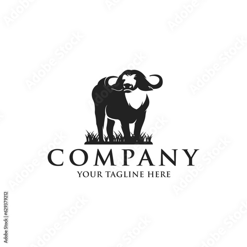 Buffalo logo design vector