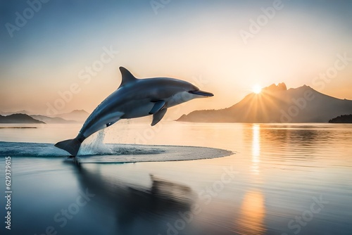 dolphins in the sea