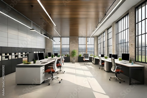 modern office room