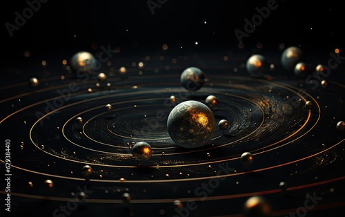 Golden dimensions multiverse planets.