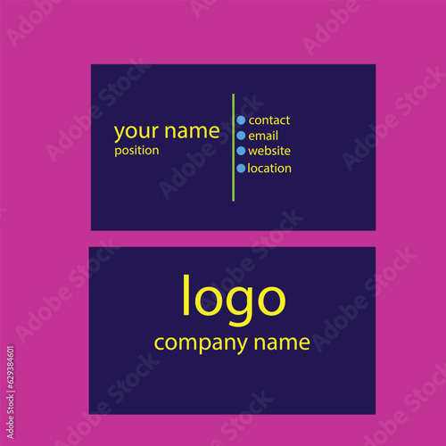 Business Card design vector templet