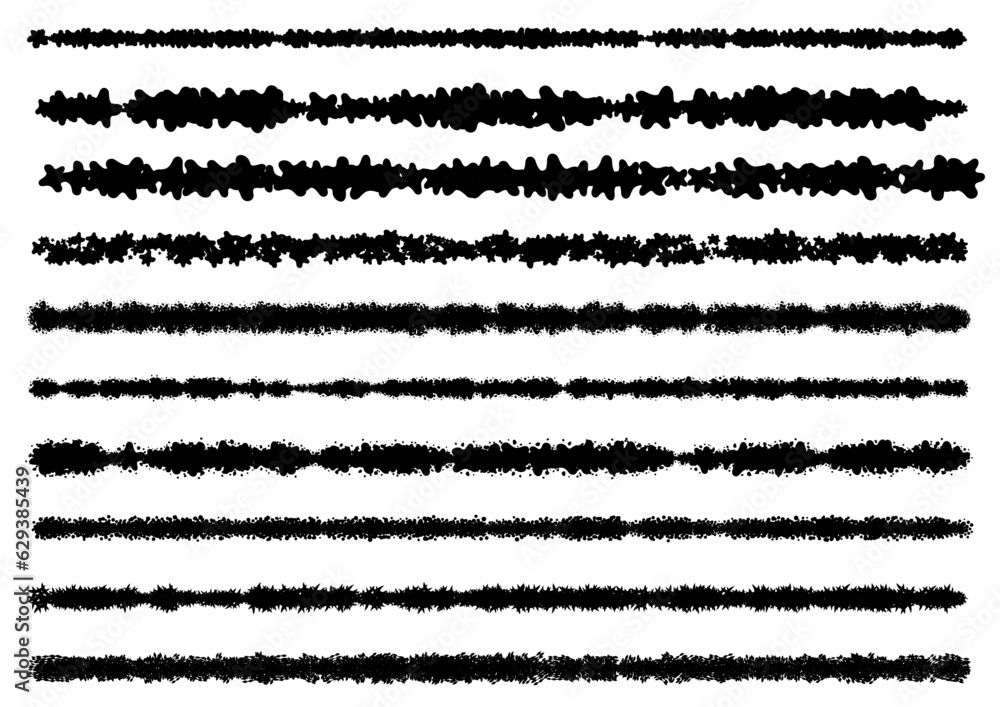 Obraz premium イラストレーター用オリジナルブラシ素材セット01