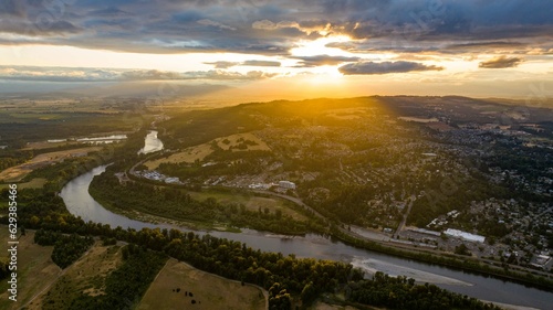 Willamette River Sunset Salem, OR
