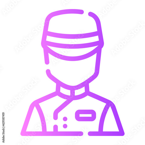 bellboy Line Gradient Icon