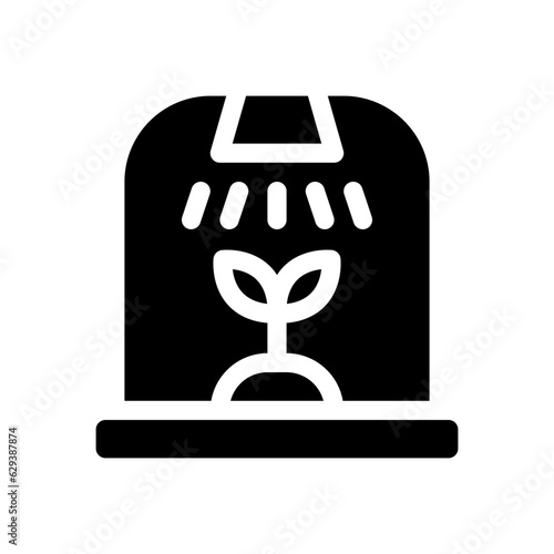 incubator glyph icon