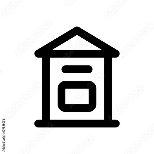 postbox line icon