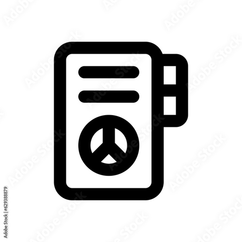 recorder line icon