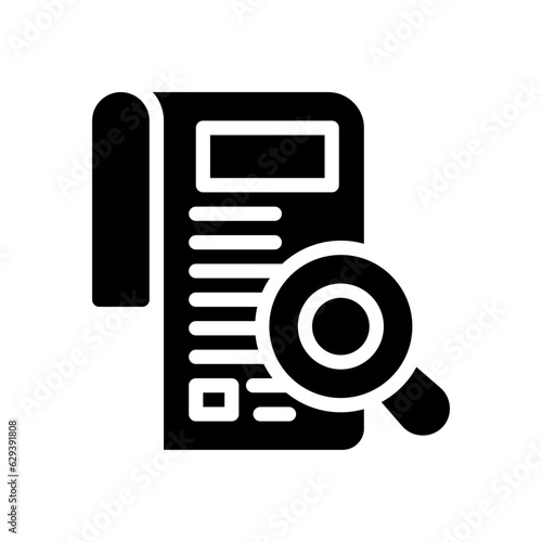 classified glyph icon