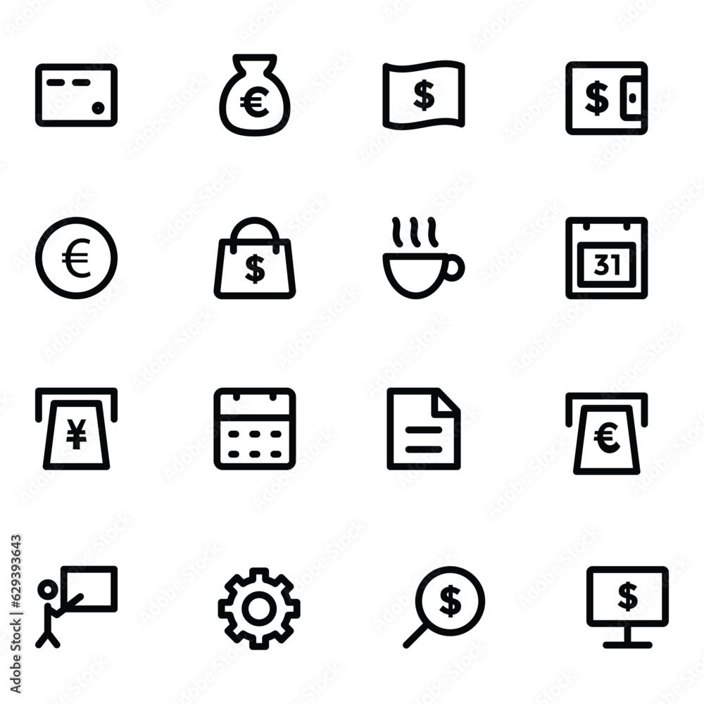 Collection of Business Investment Bold Line Icons
Collection of Business Investment Bold Line Icons