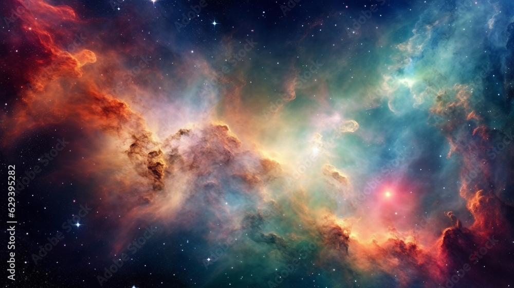 nebula and space night galaxy