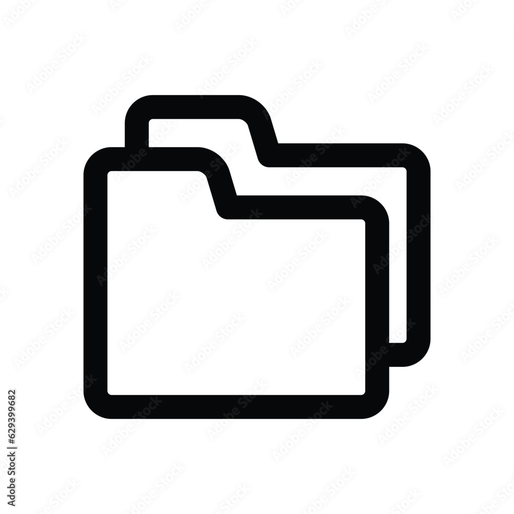 Folders documents data vector icon Folders documents data vector icon