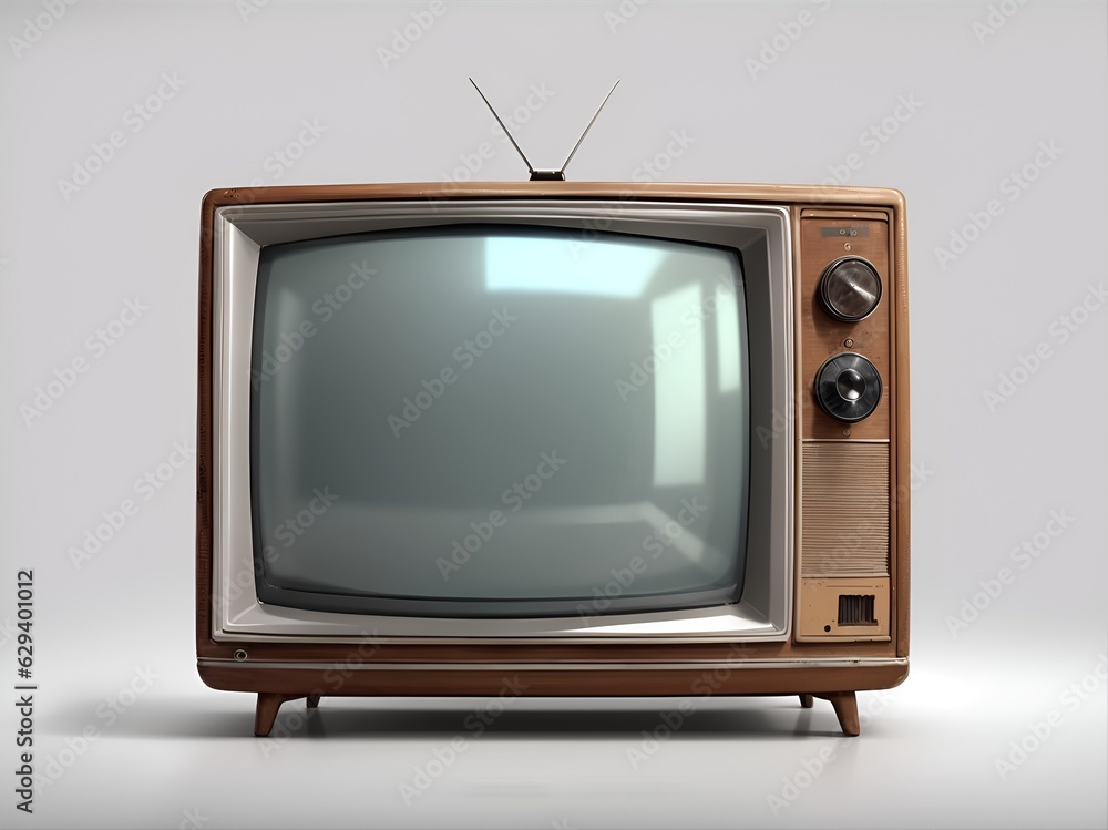 Vintage old tv