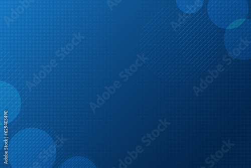 Technology background with science concept and redial shape. Abstract blue template for presentation and design.