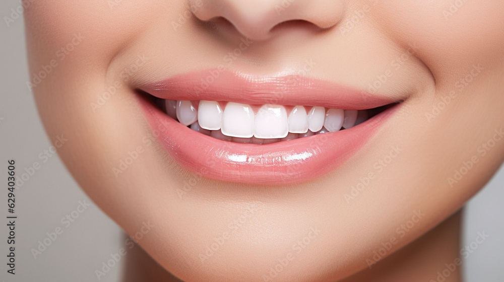 Fototapeta premium 女性の口元