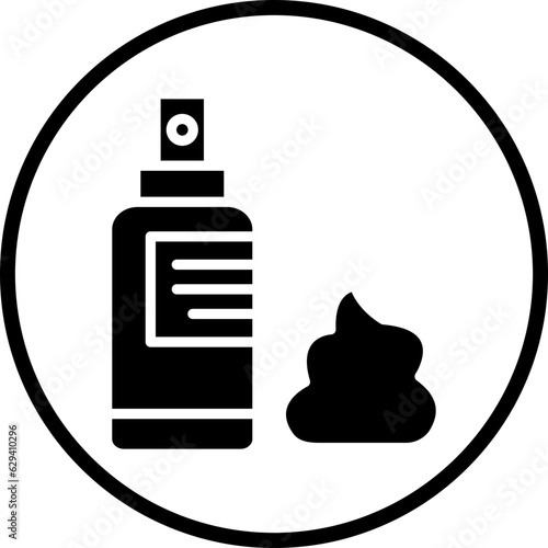 Vector Design Barber Foam Icon Style