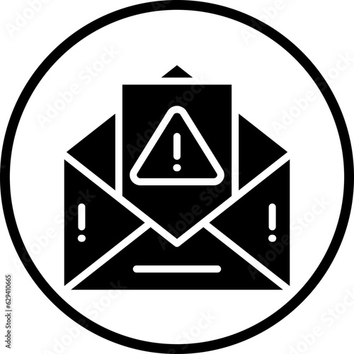 Vector Design Spam Email Icon Style