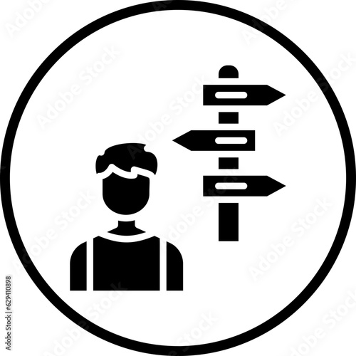 Vector Design Direction Icon Style