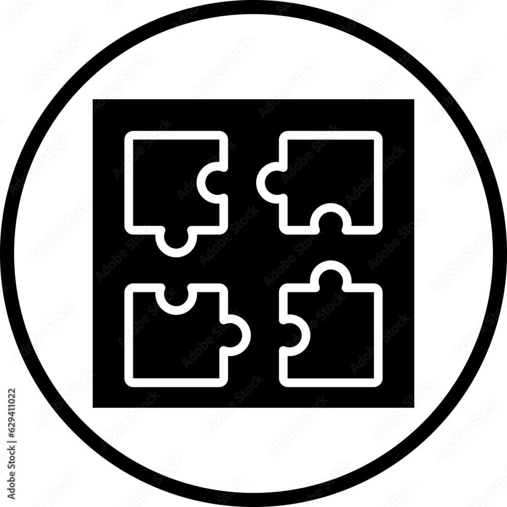 Vector Design Puzzle Icon Style Vector Design Puzzle Icon Style